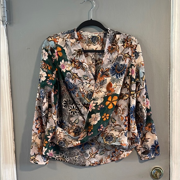Rachel Roy Floral Patterned Blouse‎ 2 - Picture 1 of 7